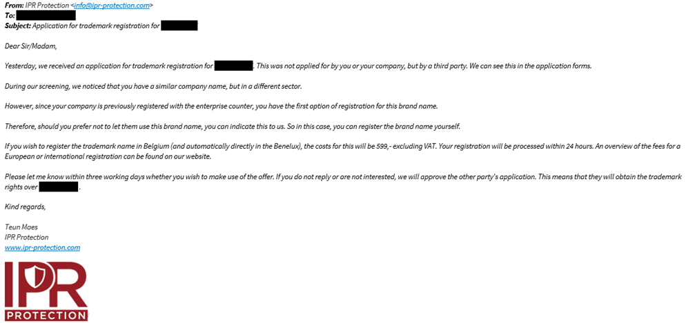 Example Fraud e-mail (UK) Example Fraud e-mail (UK)